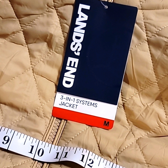 NWT LANDS END 3 in 1 coat/vest jacket  womens Coat  medium womens - Picture 9 of 16